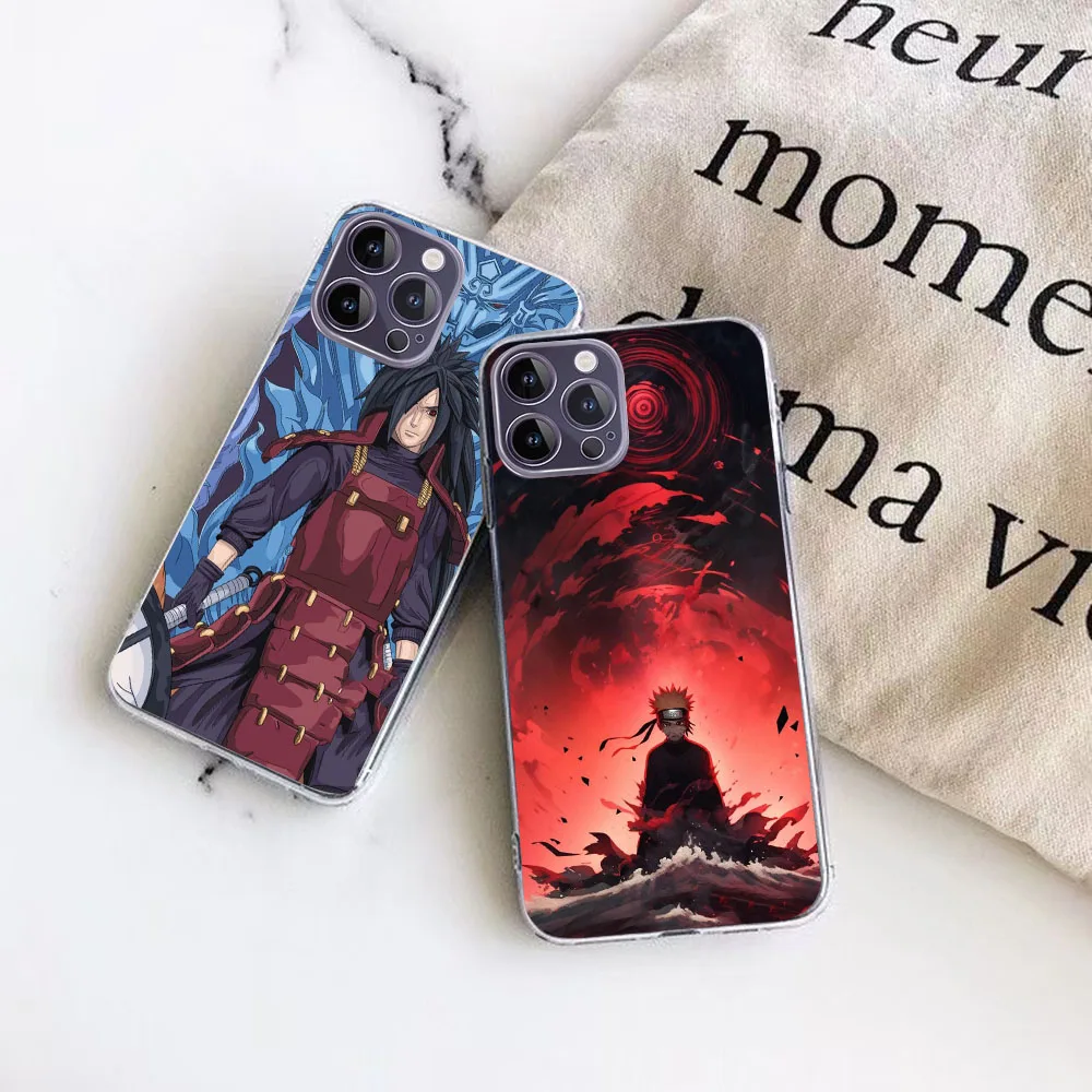 WEA-23 N-Naruto Прозрачный гибкий чехол из ТПУ для iPhone XS XR 5 6 7 8 SE 11 12 Mini Plus Pro Max
