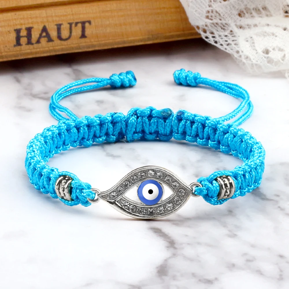 Классические черные и красные браслеты-нитки браслет ручной работы счастливой