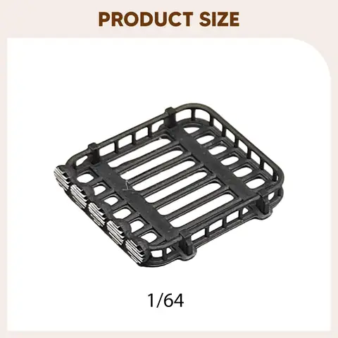 Реалистичный багажник на крышу для модели автомобиля 1:64  perfeclan