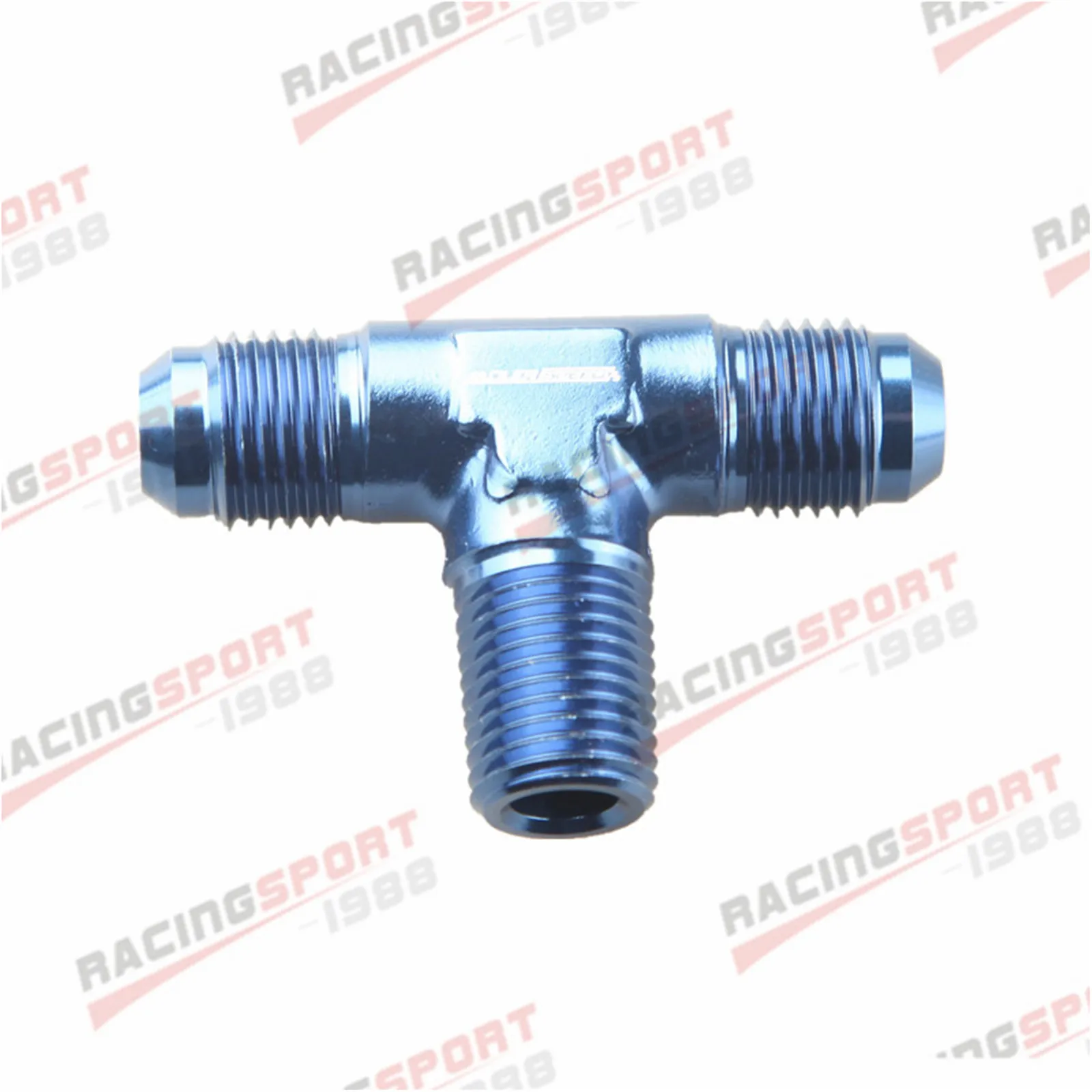 

AN10 AN -10 1/2 "NPT Flare Tee Т-образный адаптер синего цвета