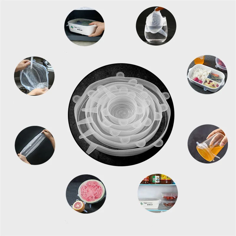 Искусственная еда универсальные силиконовые крышки для микроволновой печи чаша