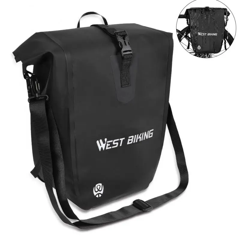 

Portable Riding Pouch Nylon Wear-resistant Convenient Shelf Camel Bag Waterproof Bicycle Sack Riding Equipment 25l Tpu Pvc
