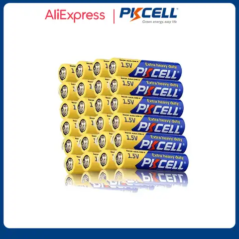 20 X PKCELL R03P 1,5 В Батарея AAA 3A Батареи Сверхмощные одноразовые батареи для термометра