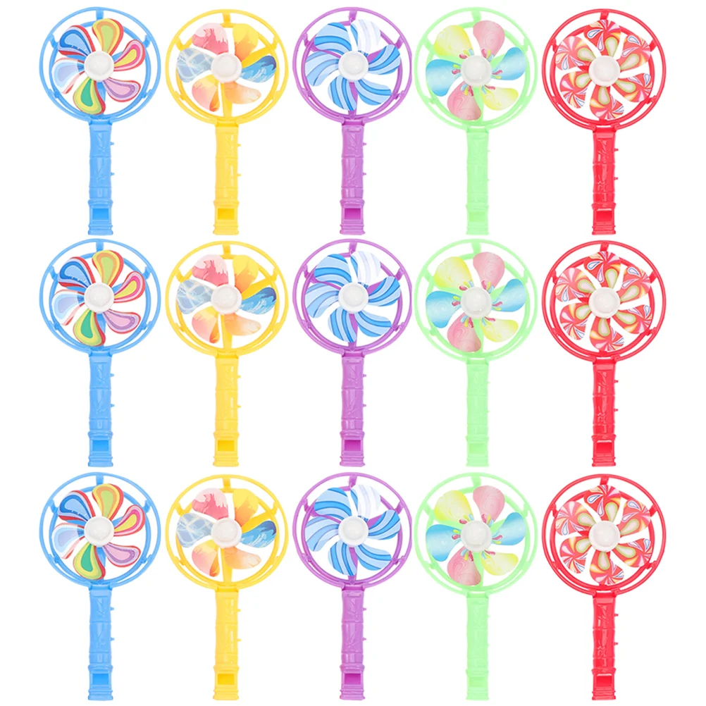 

20Pcs Windmill Whistle Toy Party Festival Whistle Toy Pinwheel Whistle Plaything (Random Color)
