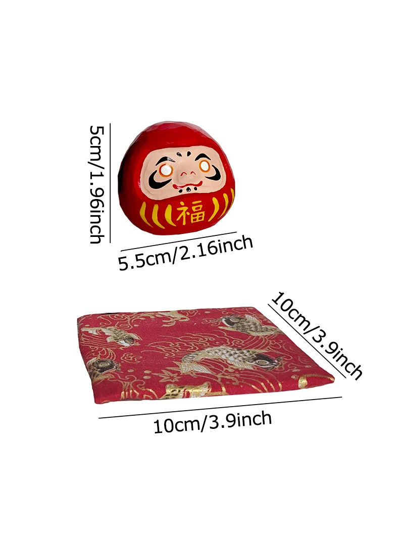 

Деревянная кукла Дарума Homelike Decor