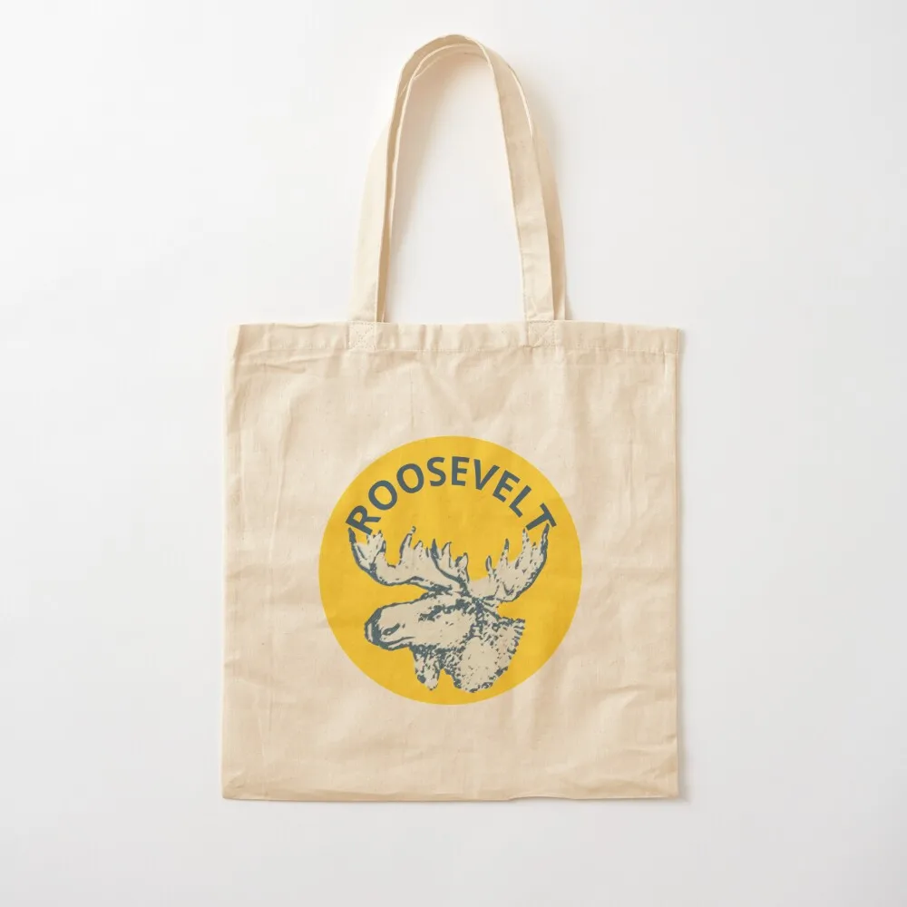 Teddy Roosevelt Bull Moose Party Tote Bag сумка-тоут на заказ университетская сумка-шоппер Холщовая
