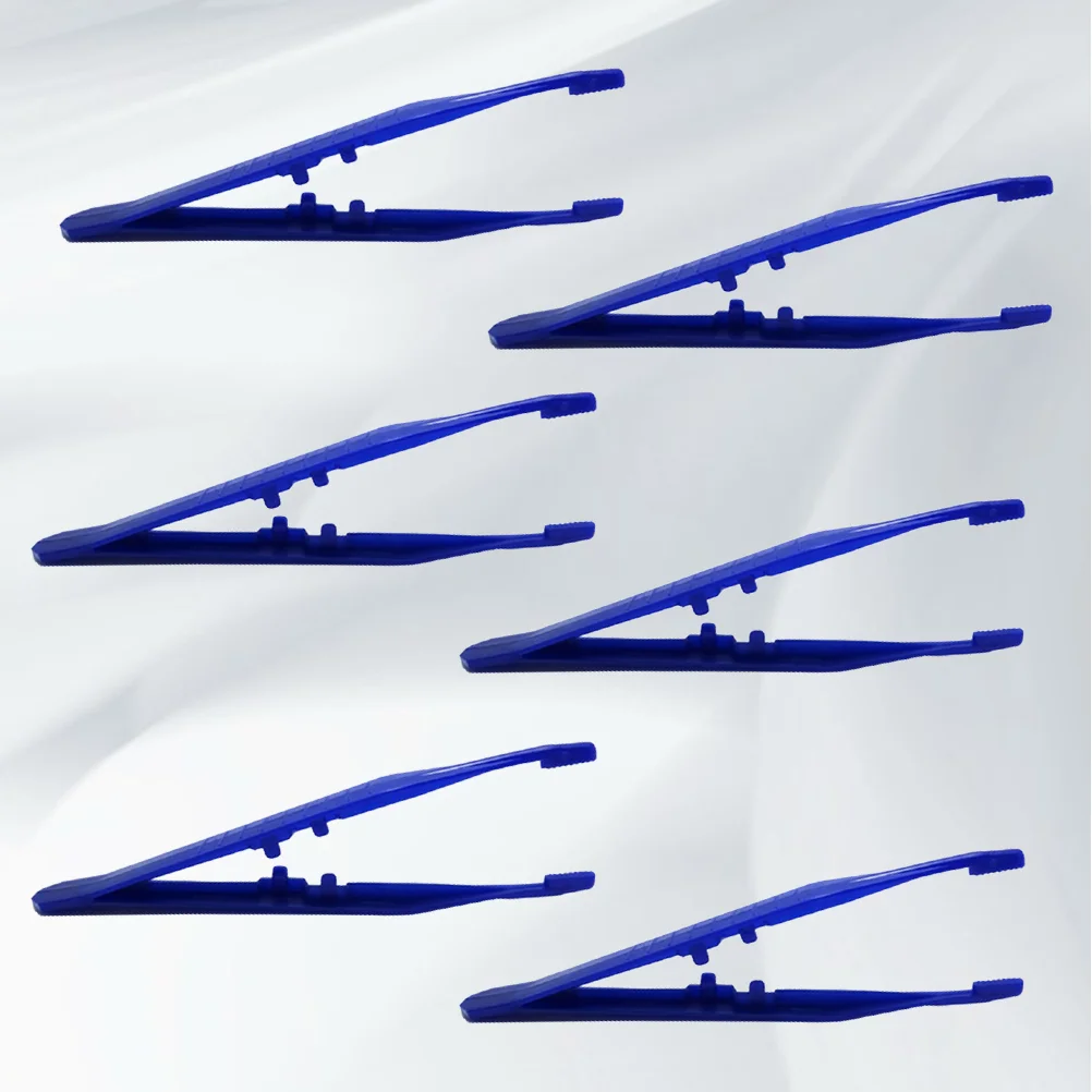 

20 Pcs Jewelry Tweezers Beads Forceps Easy Grip Tweezers Plastic Forceps DIY Craft Tweezers Plastic Forceps