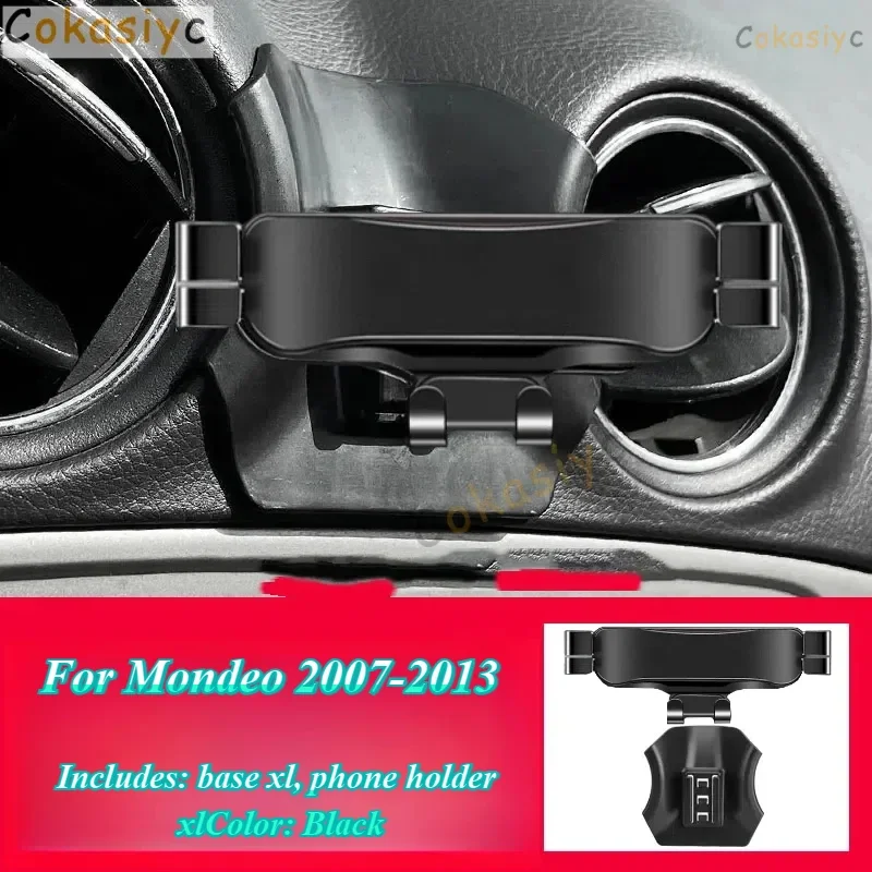 

Гравитационный автомобильный держатель для телефона для Ford Mondeo 2007-2013, не блокирующий вентиляционное отверстие в со специальным кронштейном, вращающиеся аксессуары