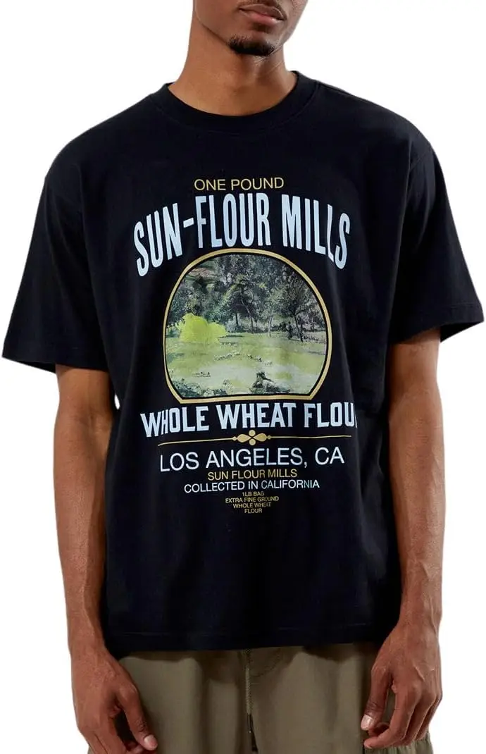 Мужская футболка PacSun с изображением черных мельниц