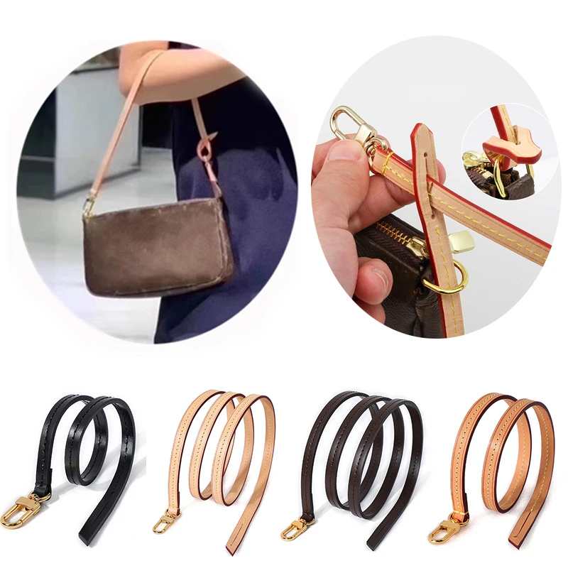 

Leather Bag Belt Shoulder Strap Hand Carry Bag Handle Detachable Replacement Solid Color Armpit Bag Dermis Belt Accessories