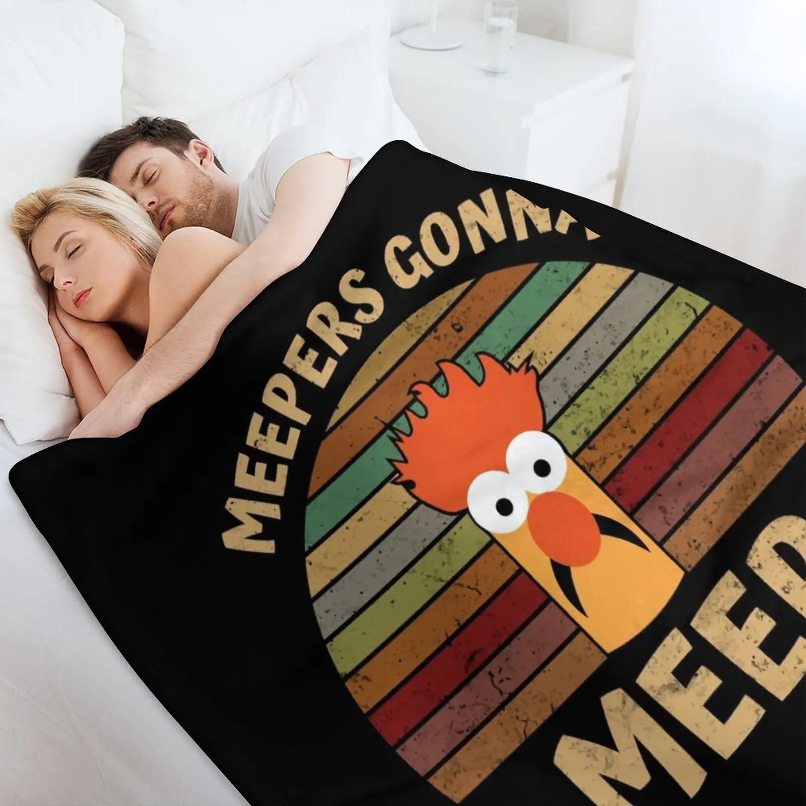 Одеяло Muppet Show Beaker Meepers Gonna Meep Декоративное фланелевое декоративное гигантское