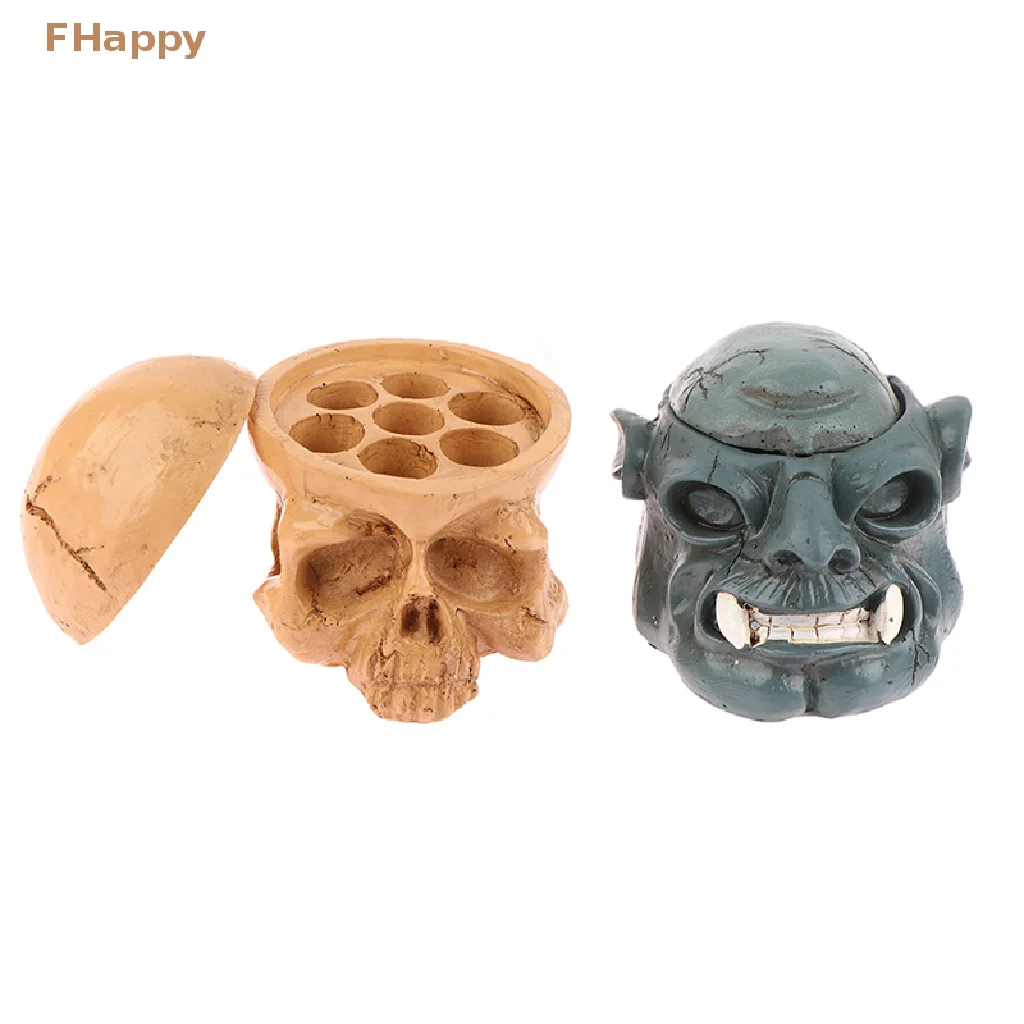

7/8 Holes Hard Resin Make Skull Tattoo Ink Cup Cap Holder Individuality fashion Holder Tattoo Accessories