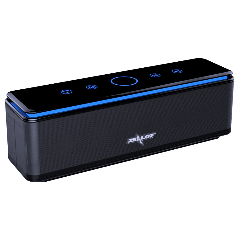 ZEALOT S7 Портативный Bluetooth динамик беспроводная звуковая панель объемный звук