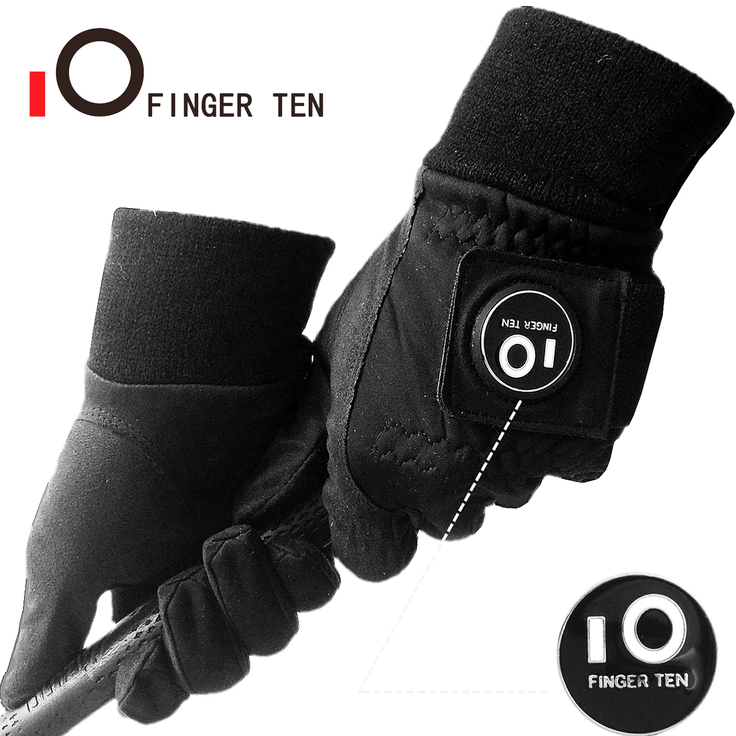 Gloves With Ball Marker Windproof Waterproof Breathable Cold