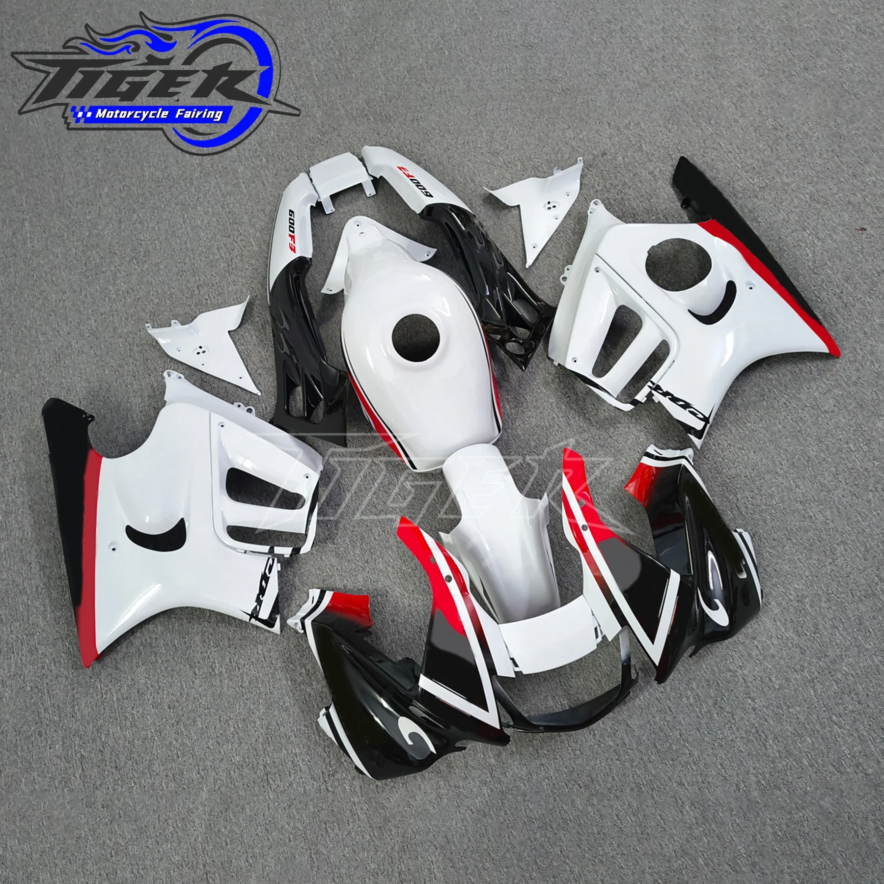 Фото Комплект обтекателей (черно-белый) для мотоцикла Honda CBR600F3 1995-1996 годов №3