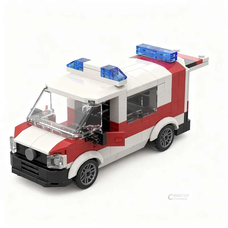 270 деталей MOC Городская больница VW KDO: Конструктор-модель, архитектурная игрушка, идея для творчества, подарки на фестиваль, развивающий конструктор (art.: 3920db6fc8b93) - 3920db6fc8b93
