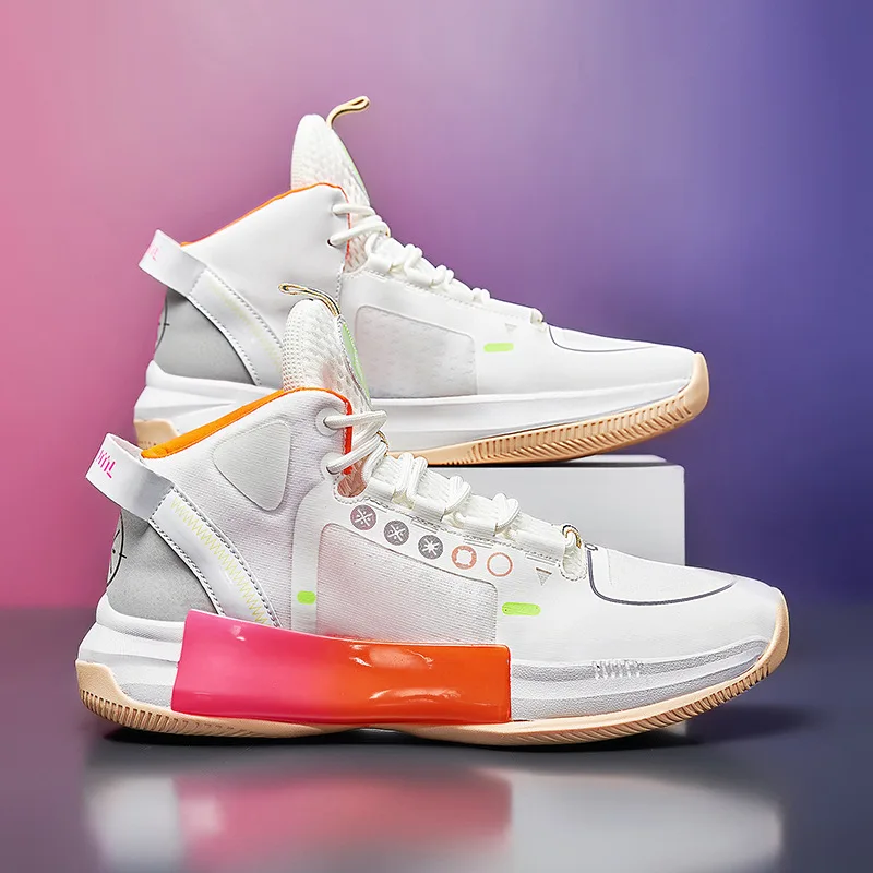 Men's shoes mesh breathable practical basketball shoes wear-resistant professional training sneaker