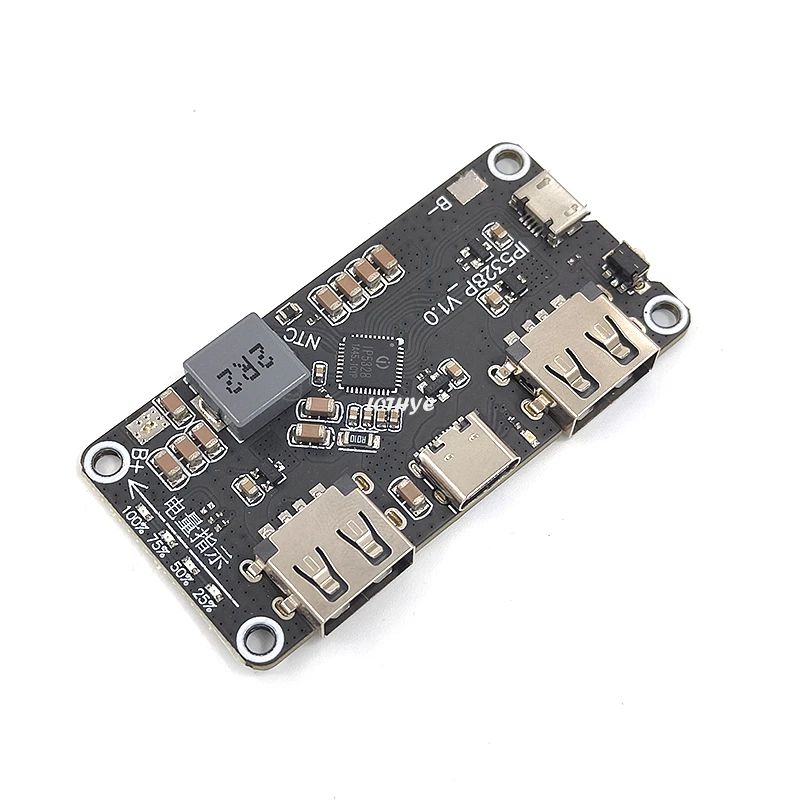 

10 шт., зарядное устройство IP5328P с двумя USB-портами, 18650-5 В, 9 В, 12 В