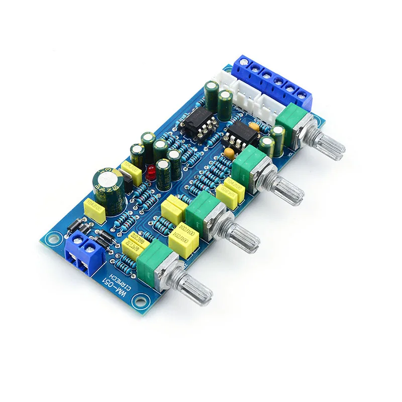 

Single Power HIFI Fever NE5532 Front High, Medium, and Low Bass Adjustment High Fidelity Amplifier Audio Tone Front Panel