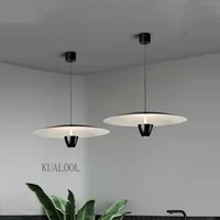 italian black knight pendant lights designer led hanglamp living room home decor modern living room dining room indoor lighting