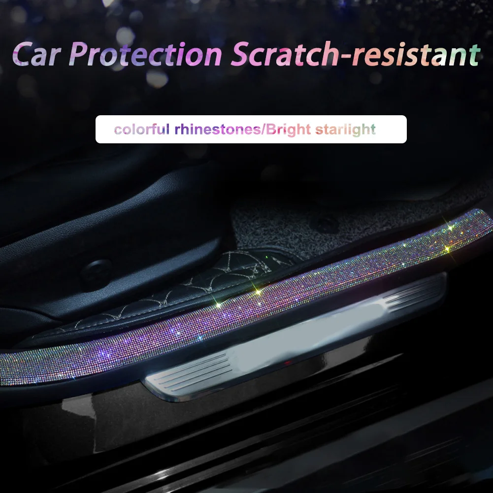 

Искусственное украшение для автомобиля, 45 см, многофункциональный порог, защита для автомобиля, защита от царапин