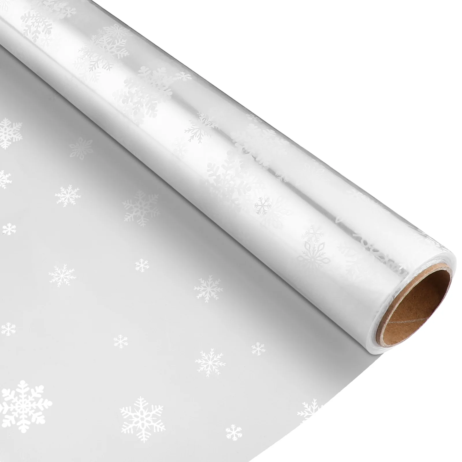 

Целлофановая оберточная бумага в рулоне, Рождественская прозрачная оберточная бумага для подарков, бумажная корзина для пластиковых цветов, рождественские рулоны