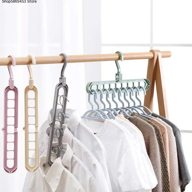 

Multi-functional Clothing Hanger Rotatable Kid Baby Hanger Plastic Wardrobe Coat Underwear Silk Scarf for Home Storage Organizer