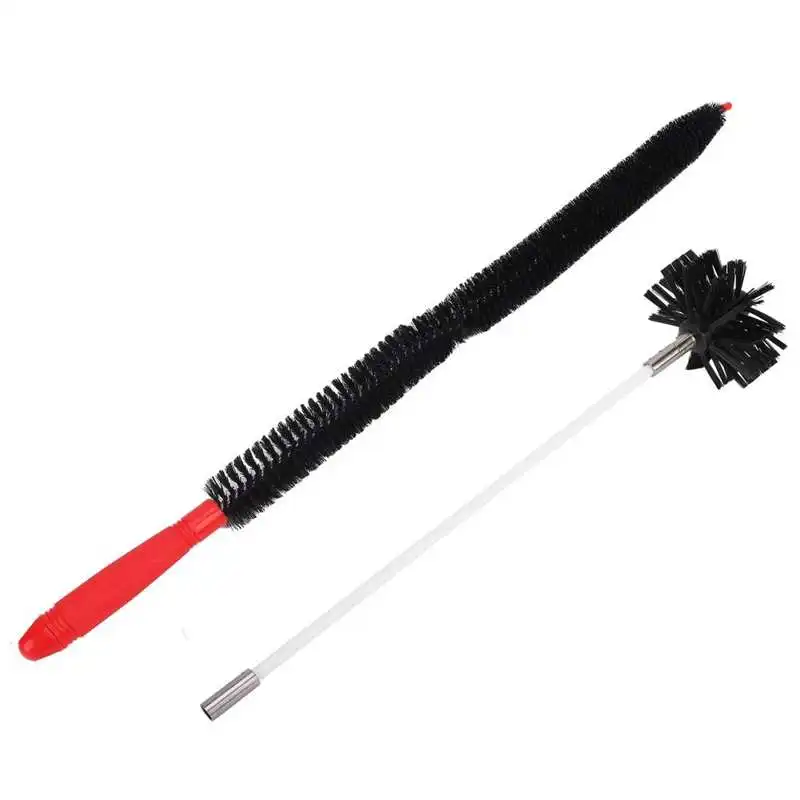 

Chimney Pipe Inner Wall Brushes Dryer Flexible Bendable Brush Cleaning Kit Electric Drill Parts