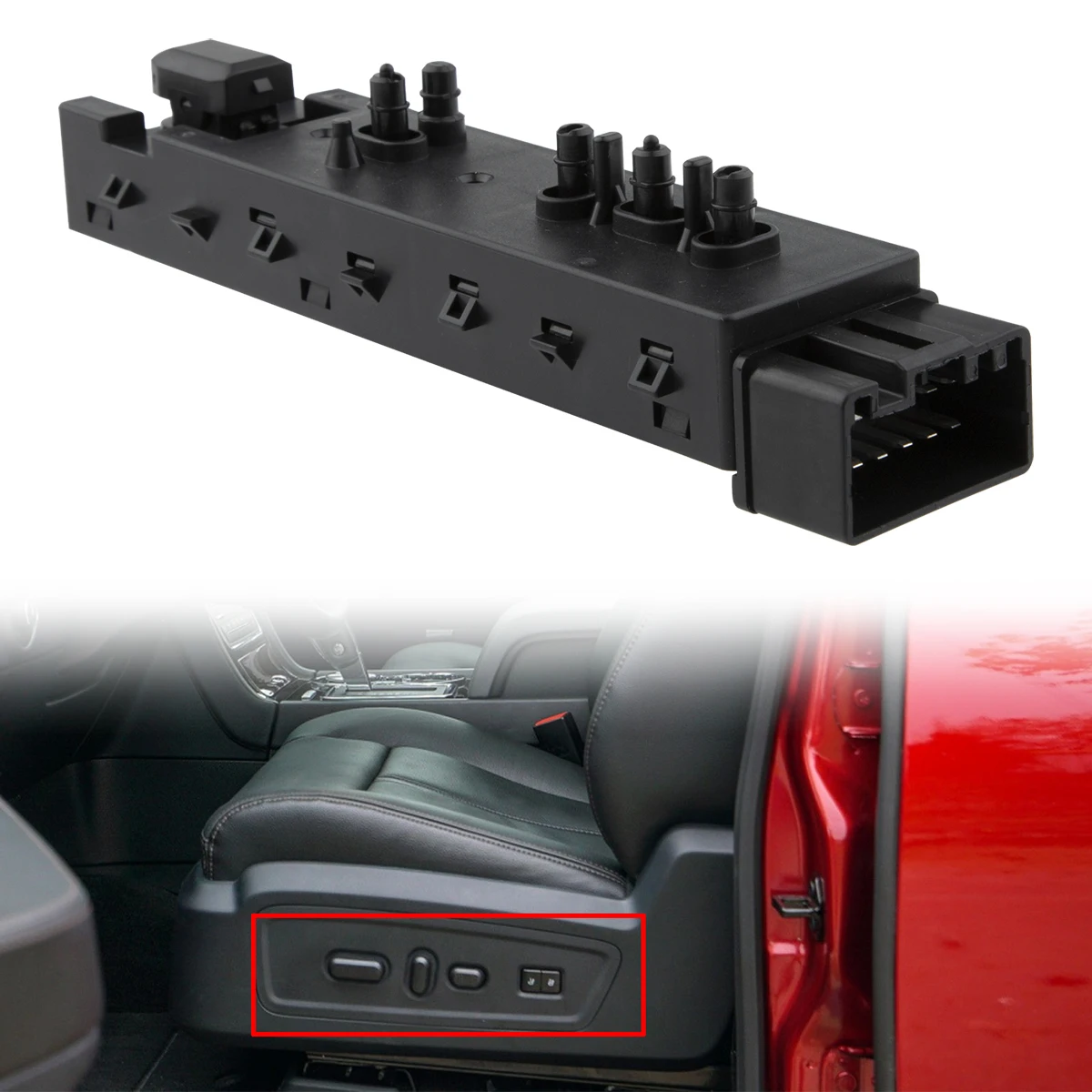 

Front Left Driver Side Power Control Switch 10 Way For Ford Flex 9L3Z-14A701-FB