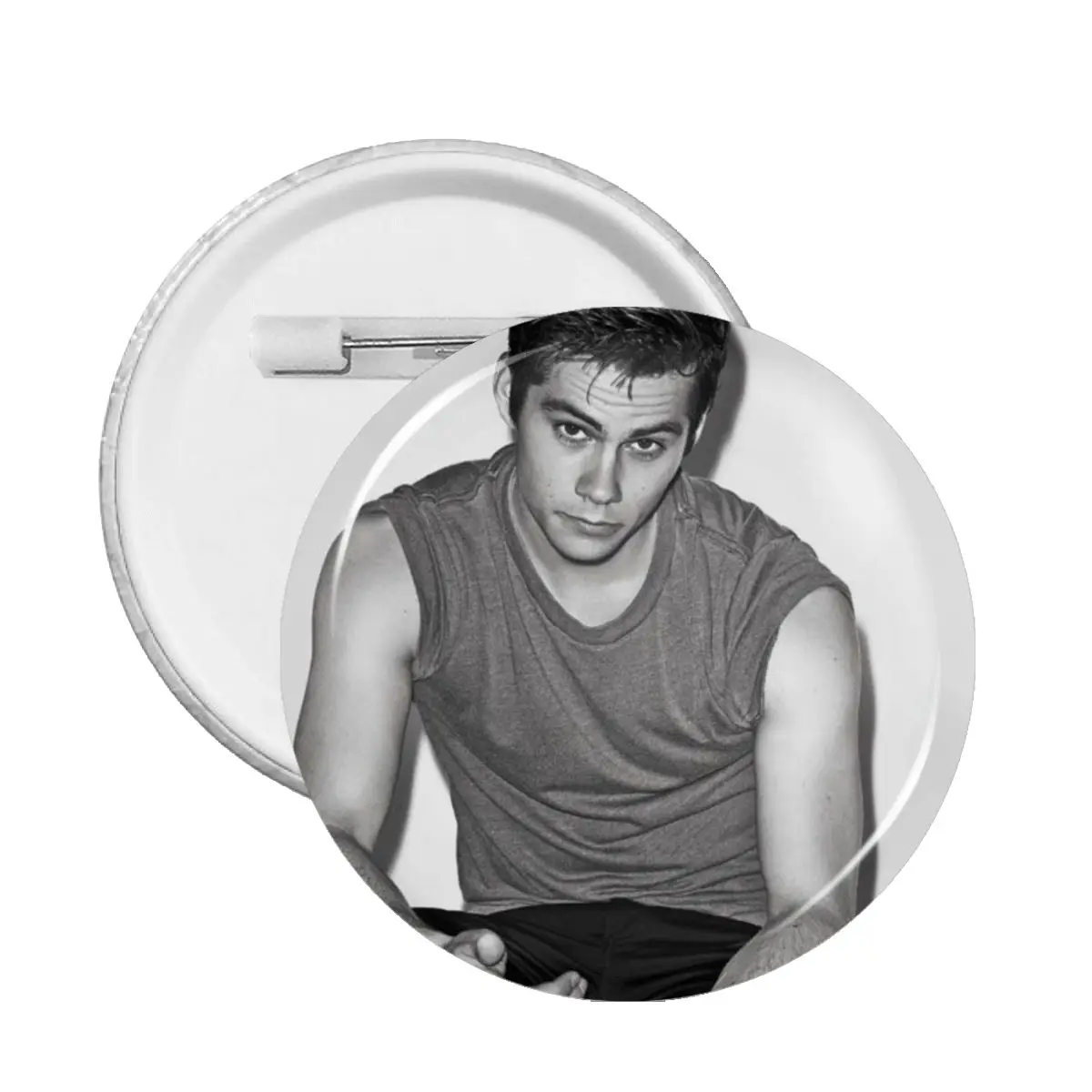 

Dylan O'Brien Star Pins Cute Soft Button Pin for Backpack Clothes Teen Wolf Badges Brooches PVC Decoration Gift