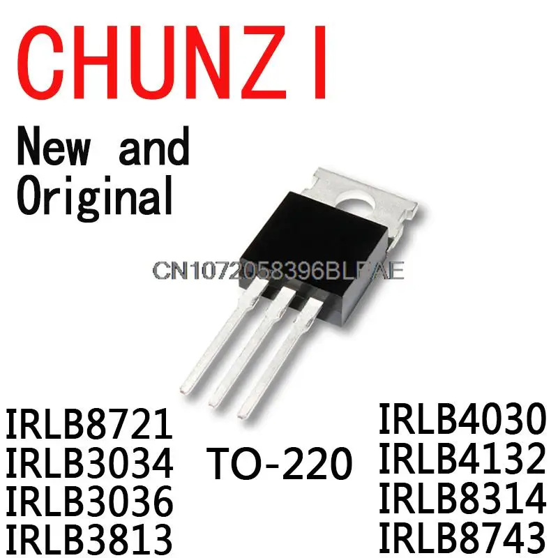 5 шт. IRLB8721 IRLB8721PBF LB8721 IRLB3034 IRLB3036 IRLB3813 TO-220 IRLB4030 IRLB4132 IRLB8314 IRLB8743 IRLB3034PBF