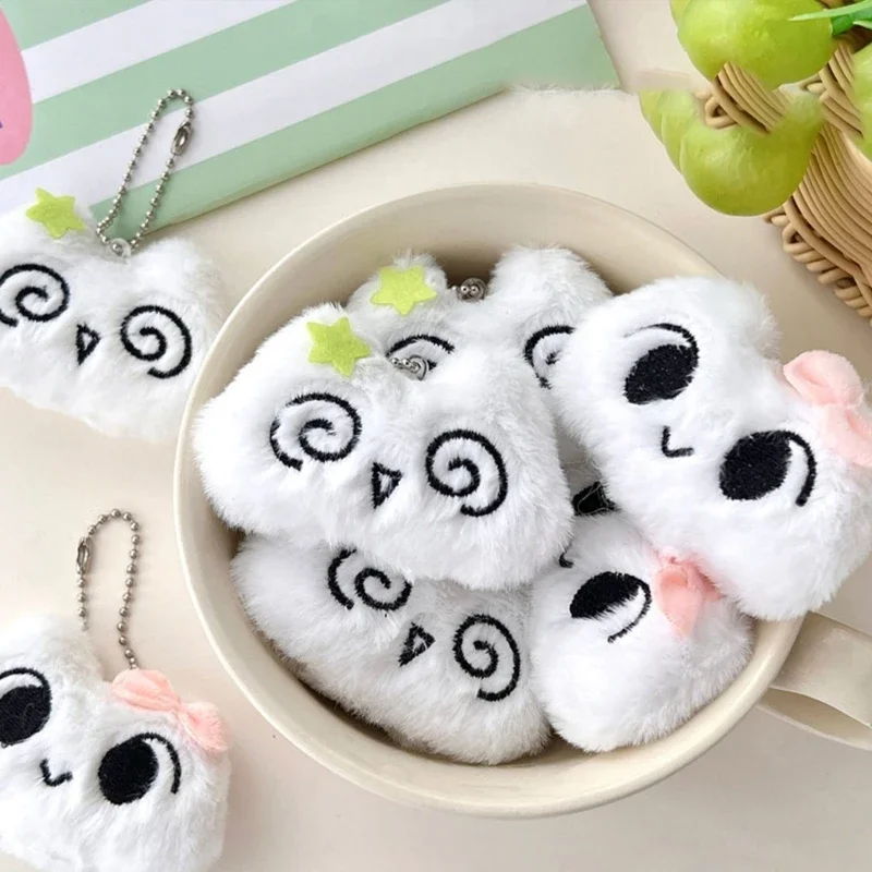 Милый мультяшный плюшевый брелок с изображением головокружительного кота на