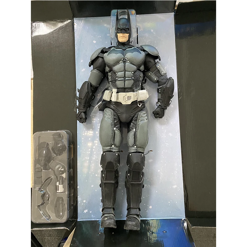 

NECA Bruce Wayne Action Figures 1/4 Arkham Asylum Model Toys 49.5cm Bookshelf Decor Birthday Present For Kids Friends