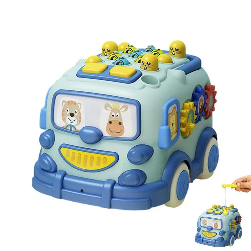 Музыкальный инструмент, детские игрушки, пианино в форме автобуса, Обучающие электрические детские игрушки для малышей, музыка, развивающие игрушки Монтессори