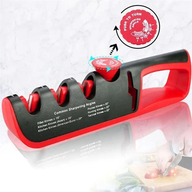 

4 in 1 Multifunction Sharpener Adjustable Angle Sharpening Scissors Professional Grinder Sharpening Tool Hot Sale