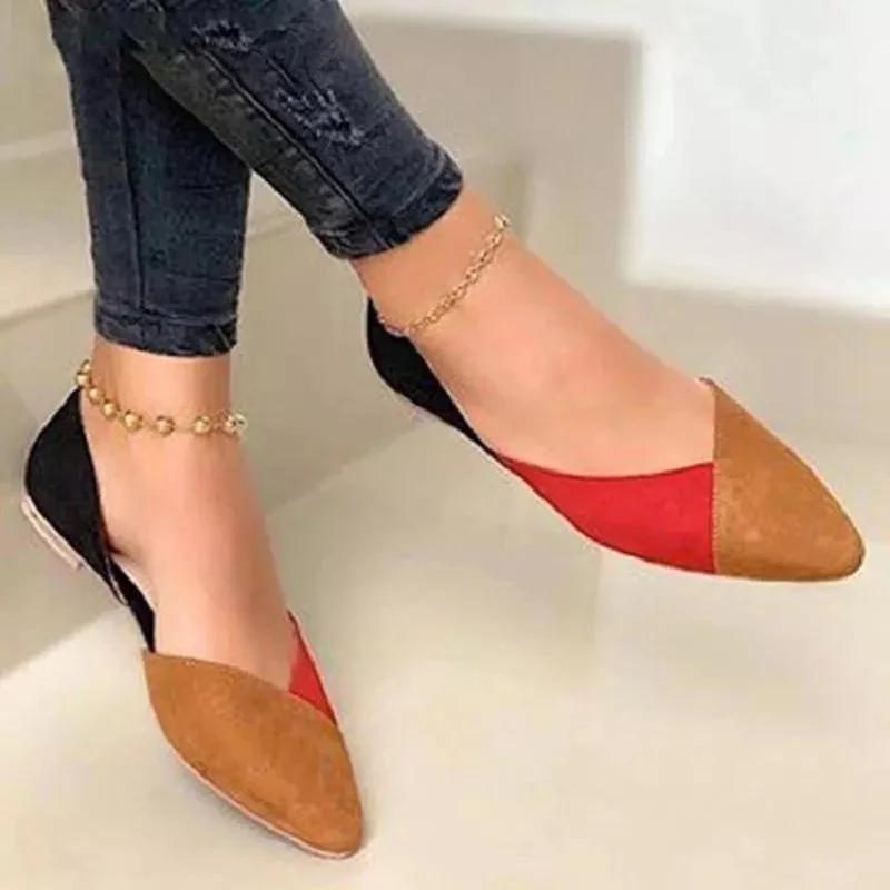 

2022New Arrival Women Flats Beautiful and Fashion Summer Shoes Flat Ballerina Comfortable Casual Women Shoes SizeLarge Size35-43