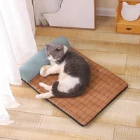 pet self cooling summer sleeping cooling blanket 2022 new non toxic ice silk cats travel bed sleep cushion dog cooling mat
