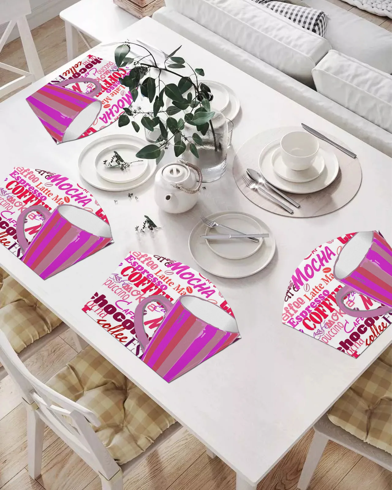 

2/4/6 шт., коврики для кофейной чашки