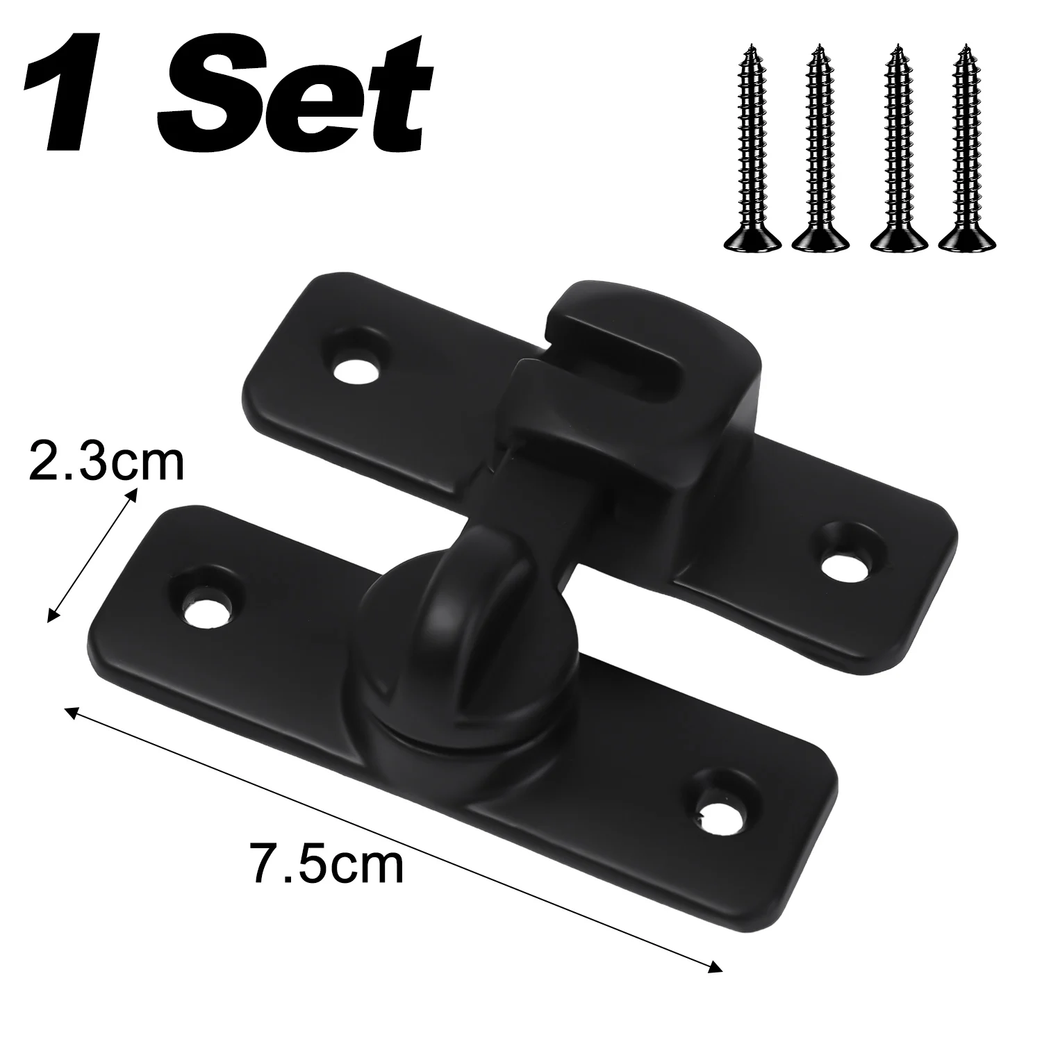 1/5x сплав, прямоугольный дверной замок 90, 180 градусов, замок для ворот, защелка для раздвижной двери, оконные ящики, пряжки для ворот шкафа, домашняя фурнитура