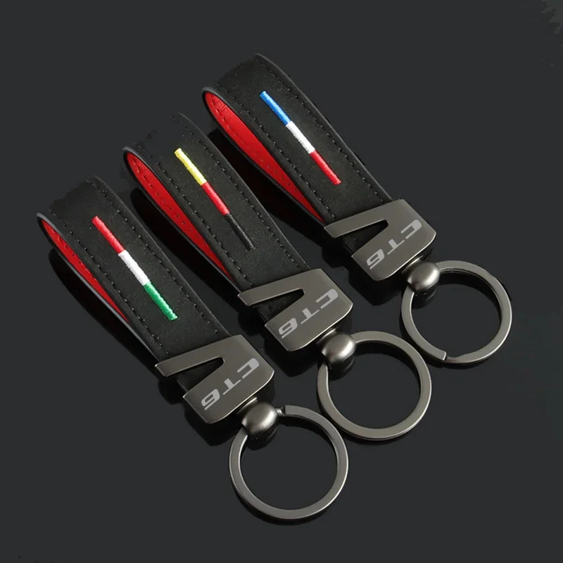 Замшевый автомобильный брелок металлический для ключей подвеска CT6 ELR Eldorado Fleetwood