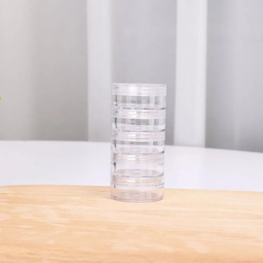 

Пластиковая прозрачная коробка для хранения украшений 5 штук