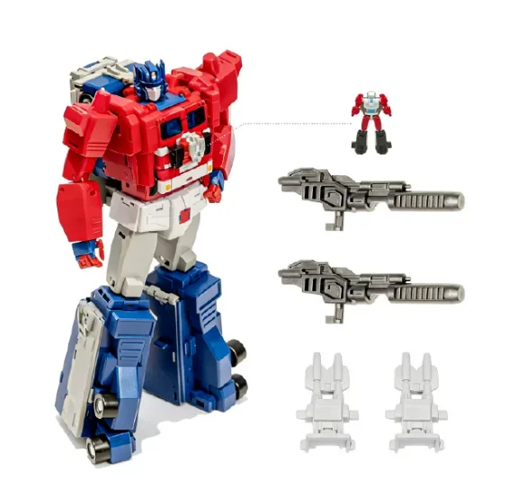 Фото [Новинка] DX9-mini 04 Super God Nirai: Миниатюрный трансформирующийся робот-воин-лидер №2