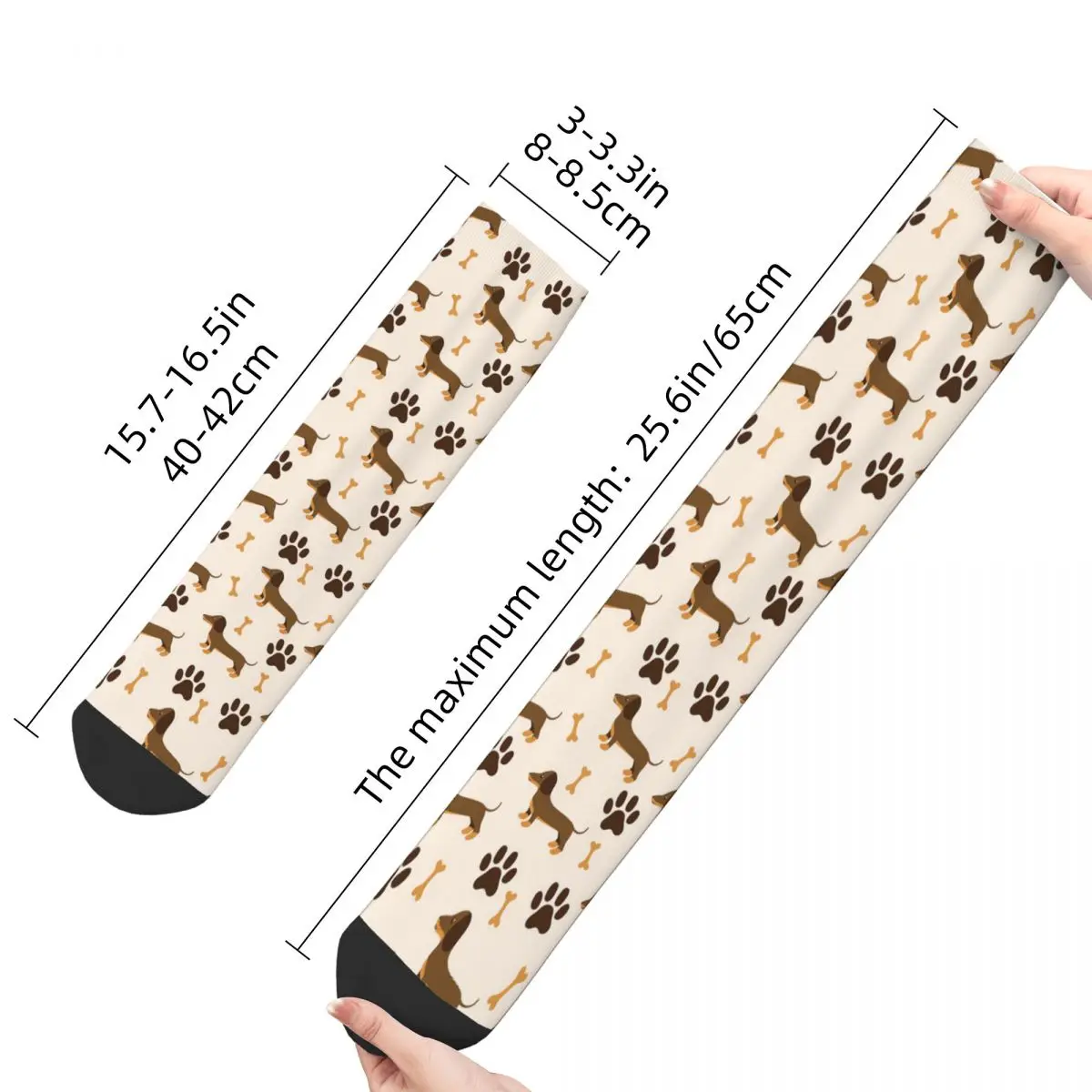Seamless Pattern Dachshund Adult Socks,Unisex socks,men Socks women Socks