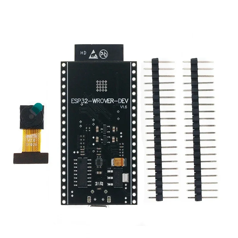 Фото Плата разработки ESP32 CAM ESP32-WROVER-DEV CH340C с модулем Wi-Fi и камерой OV2640 ESP32-CAM ESP32-WROVER №2