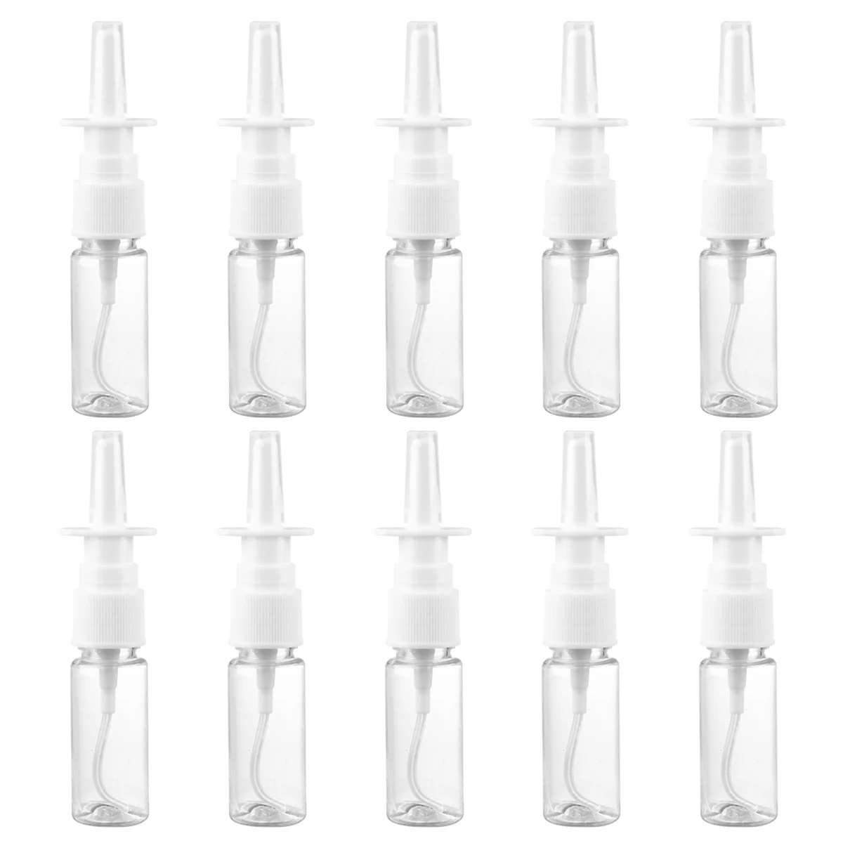 

20 Empty Refillable Nasal Spray Bottle Container Pot Fine Mist Nose Sprayers Atomizers Empty Bottles for Makeup Cosmetics