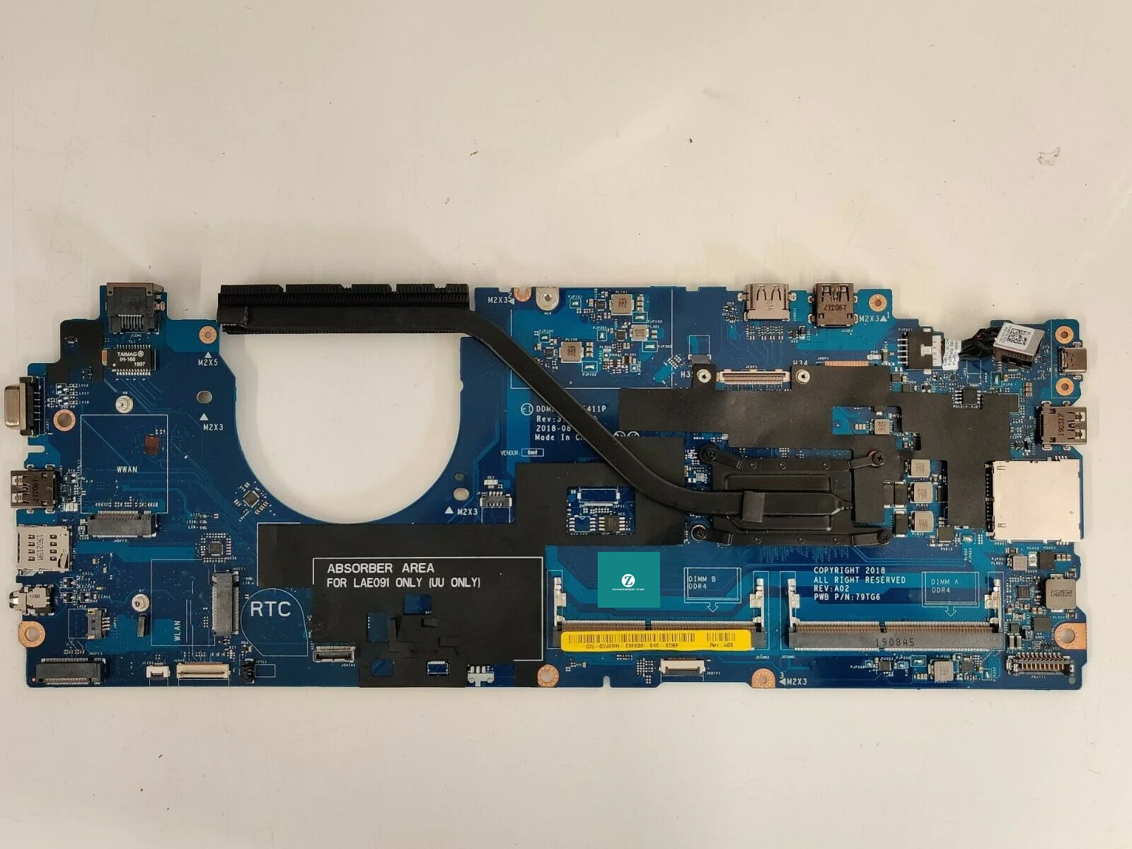 

Материнская плата для Dell Latitude 5590 I5-8350U 0VJF9H VJF9H