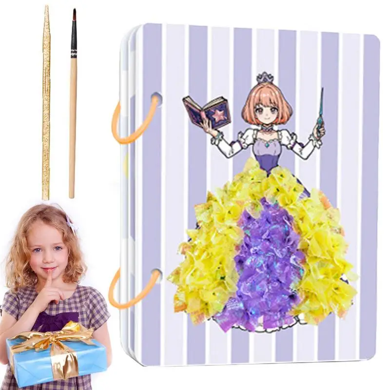 

Cartoon Coloring Books 6-in-1 3D DIY Cartoon Coloring Book Kids Art Education Book Childhood Infinite Dream Hand-Painted