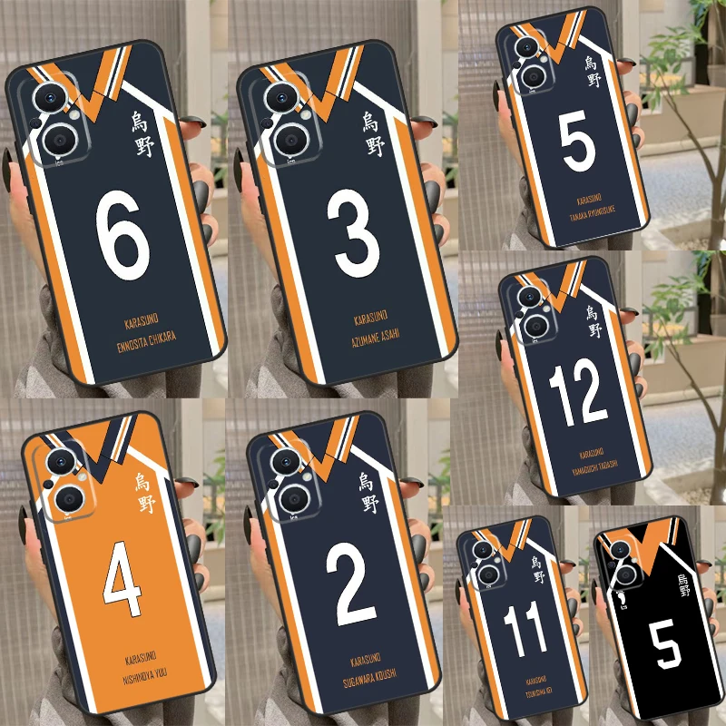 Haikyuu! Форма Karasuno для OPPO Reno 3 4 5 6 7 8 Lite 2Z 4Z 5Z 8T OPPO Find X6 X5 Pro X2 Neo X3 Lite чехол