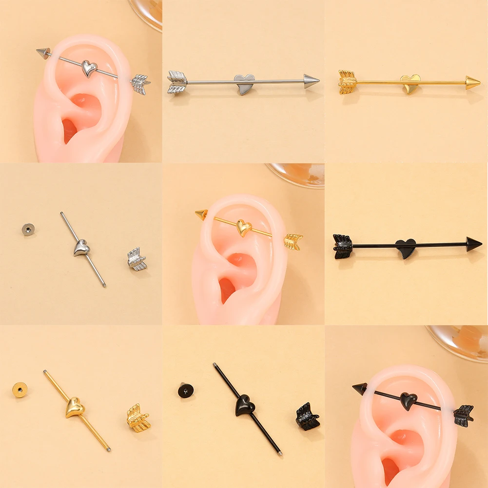 

1 шт., длинное кольцо-штанга Из Нержавеющей Стали, 38 мм