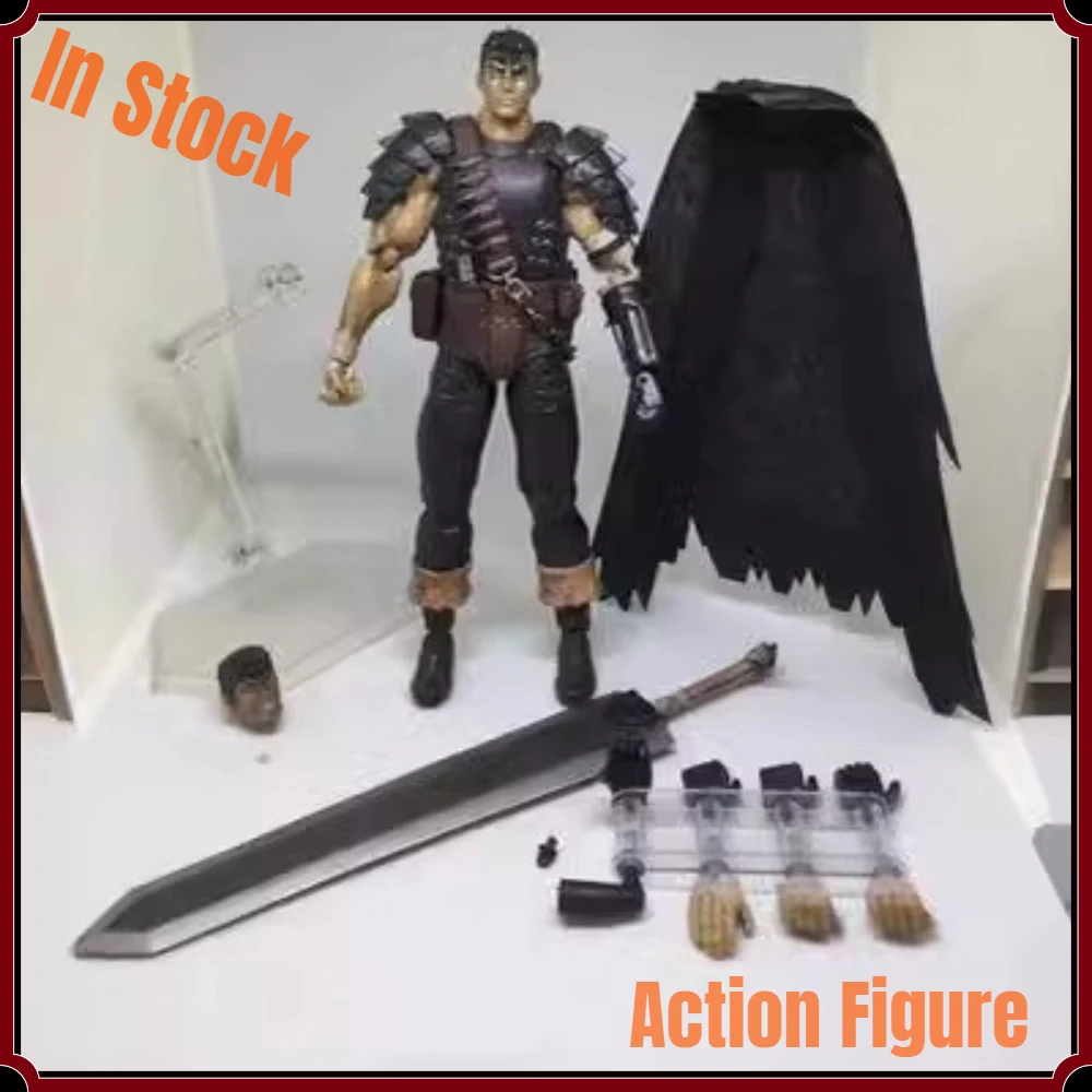 Фото Фигурка Berserk Guts Black Swordsman Repaint Edition Figma 359, подвижная, из ПВХ, коллекционная модель, оптом №3